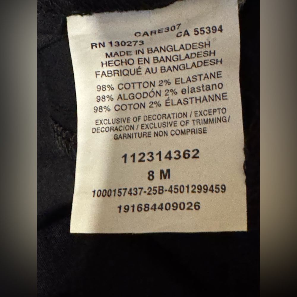 NWT Lee Women's Relaxed Fit Austyn Cargo Capri Pant - Black, - Picture 16 of 16